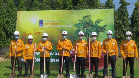 KĐN: Chung tay vì màu xanh trên công trình khí