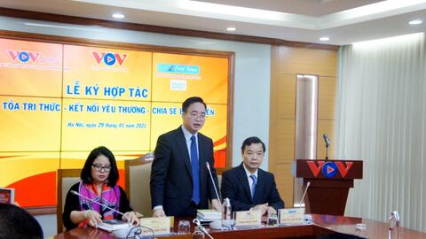 Đài Tiếng nói Việt Nam và First News - Trí Việt  ký kết hợp tác