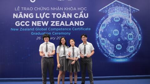 New Zealand trao chứng chỉ năng lực toàn cầu cho 25 học sinh Việt Nam