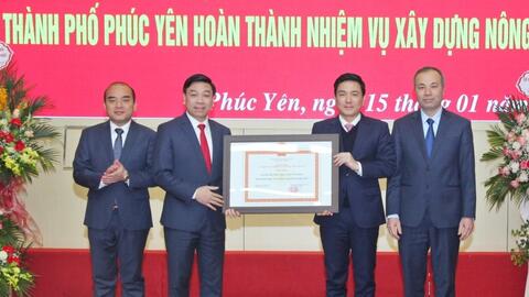 Thành phố Phúc Yên (Vĩnh Phúc) hoàn thành xây dựng Nông thôn mới