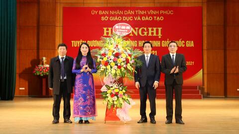 Vĩnh Phúc: Tuyên dương 82 học sinh giỏi quốc gia năm học 2020-2021