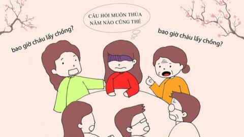Những câu hỏi khiến hội “gái ế khóc thét” khi Tết đến
