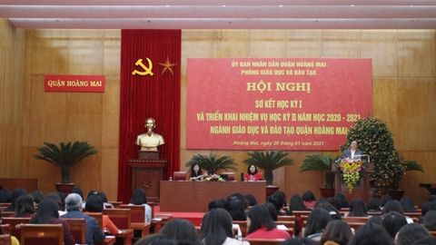 Hoàng Mai tiếp tục rà soát, bổ sung quy hoạch mạng lưới trường, lớp học