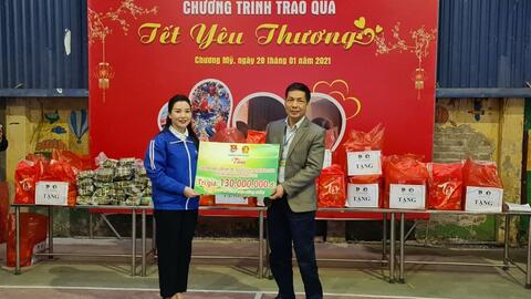 Thành đoàn Hà Nội mang Tết yêu thương đến với trẻ thiệt thòi