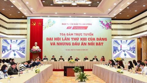 Tọa đàm trực tuyến: "Đại hội lần thứ XIII của Đảng và những dấu ấn nổi bật”