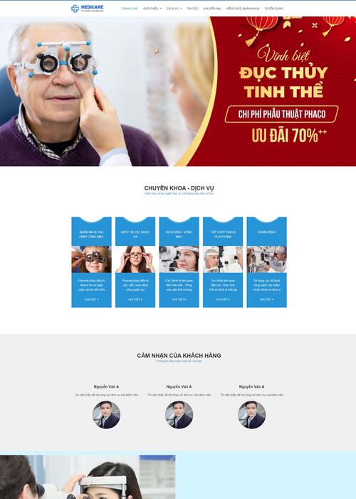 Thiết kế website bệnh viện 48