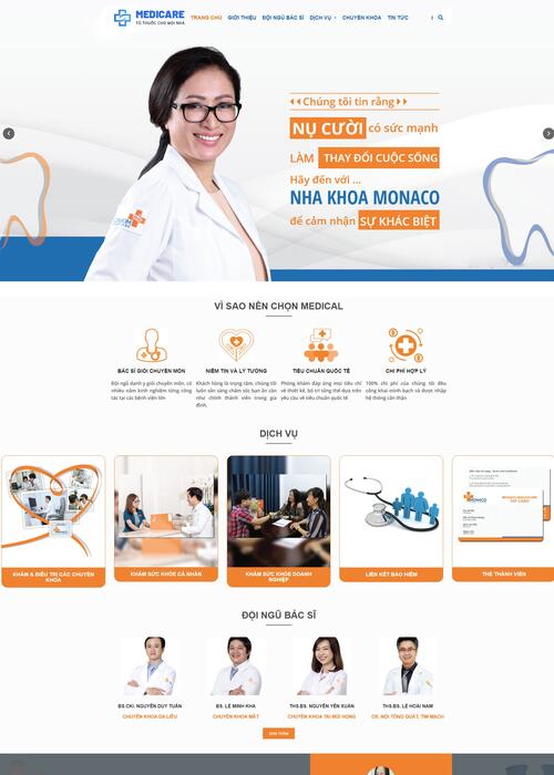 Thiết kế website bệnh viện 49