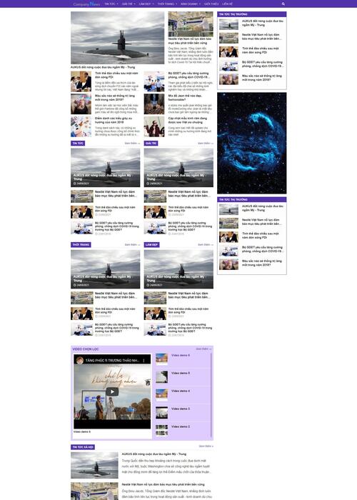 Thiết kế website tin tức 22