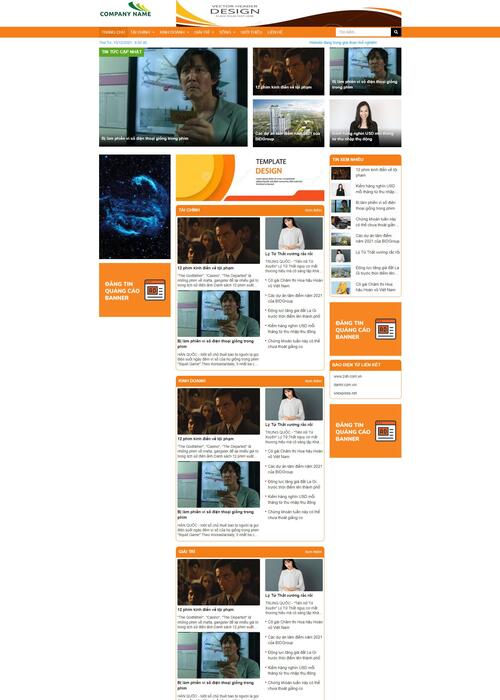 Thiết kế website tin tức 23
