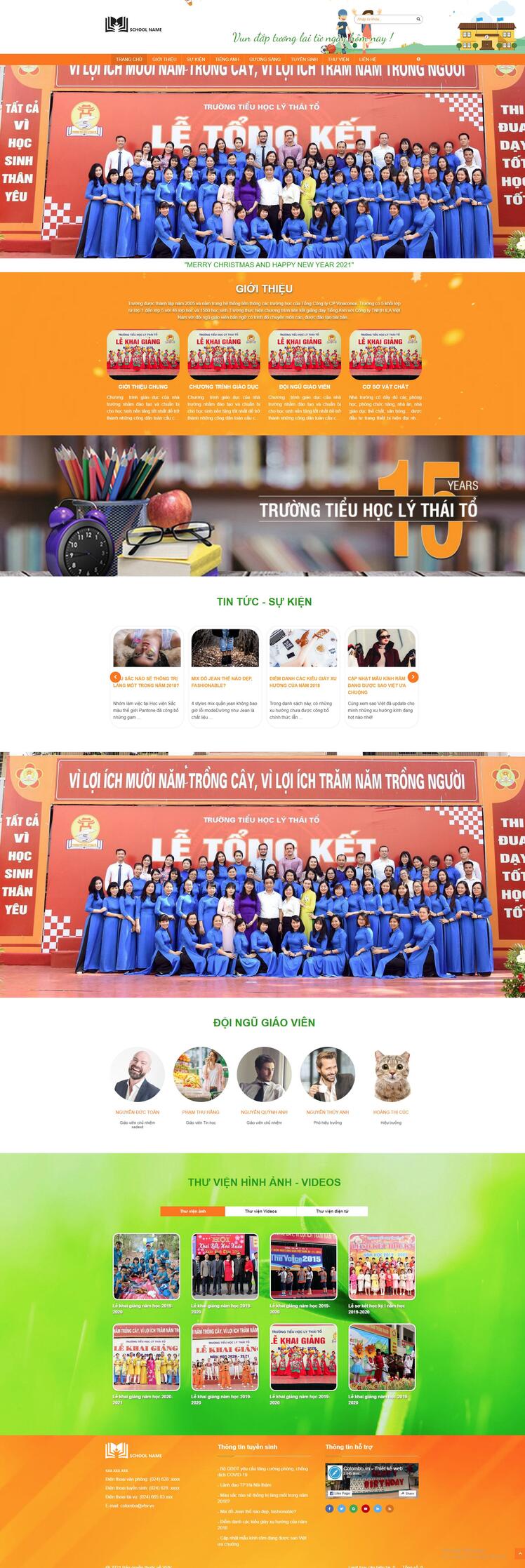 Thiết kế website edu 20