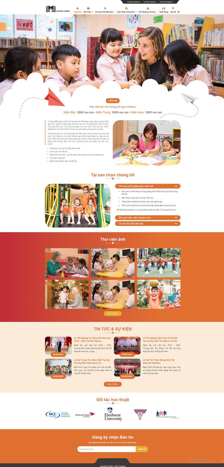Thiết kế website Edu 28