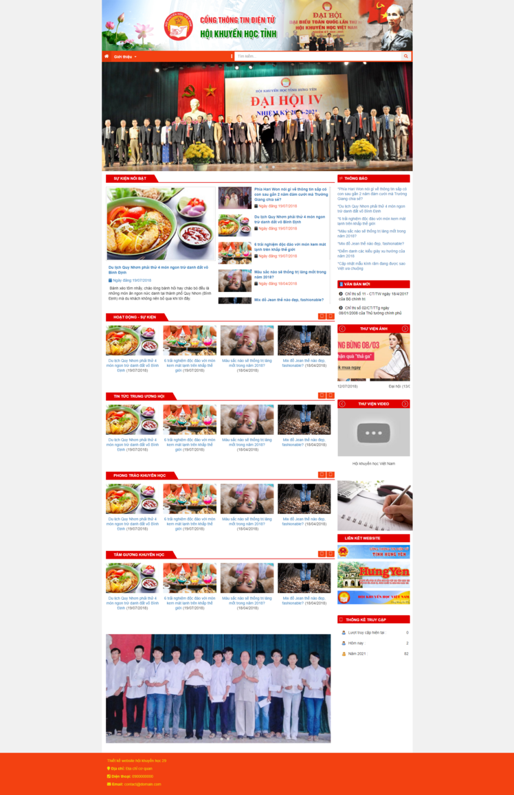 Thiết kế website hội khuyến học 29