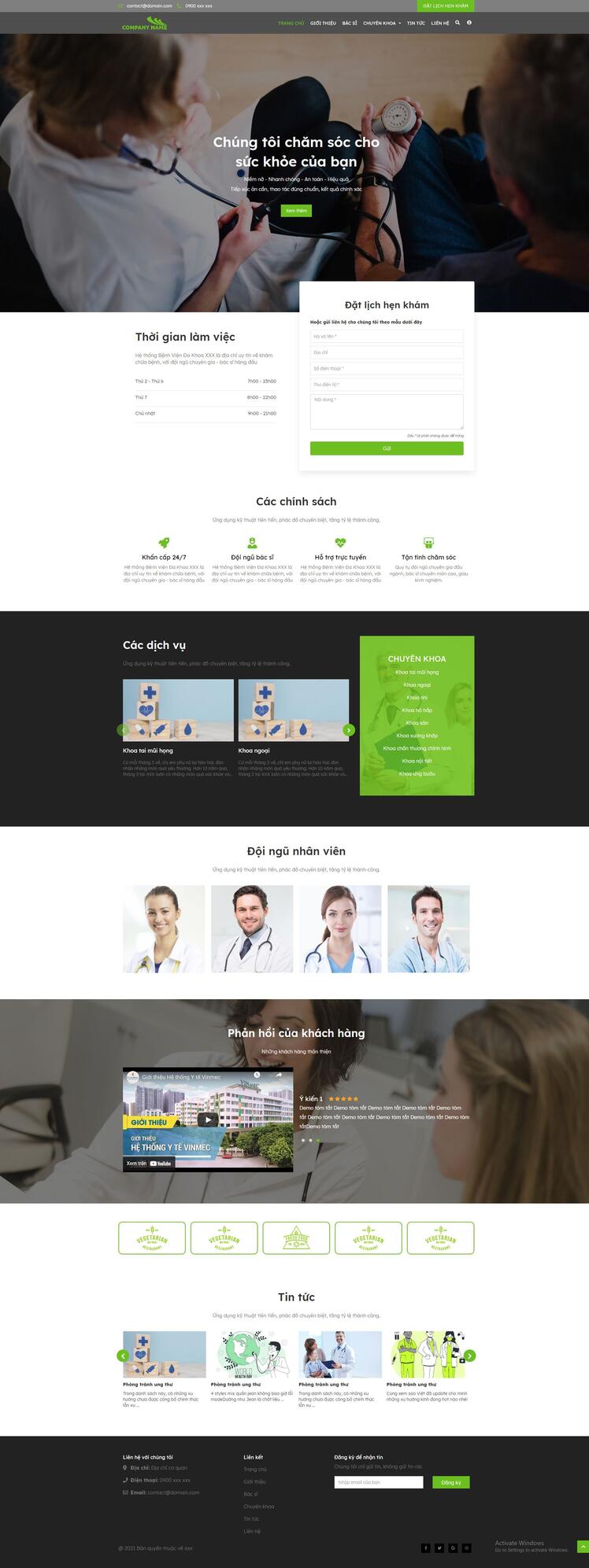 Thiết kế website bệnh viện 41