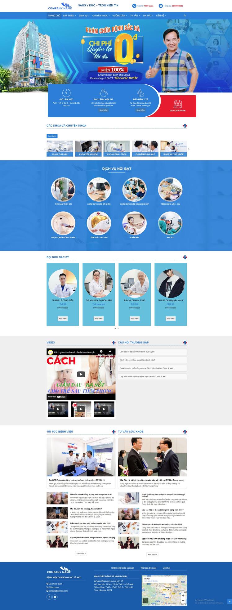 Thiết kế website bệnh viện 46