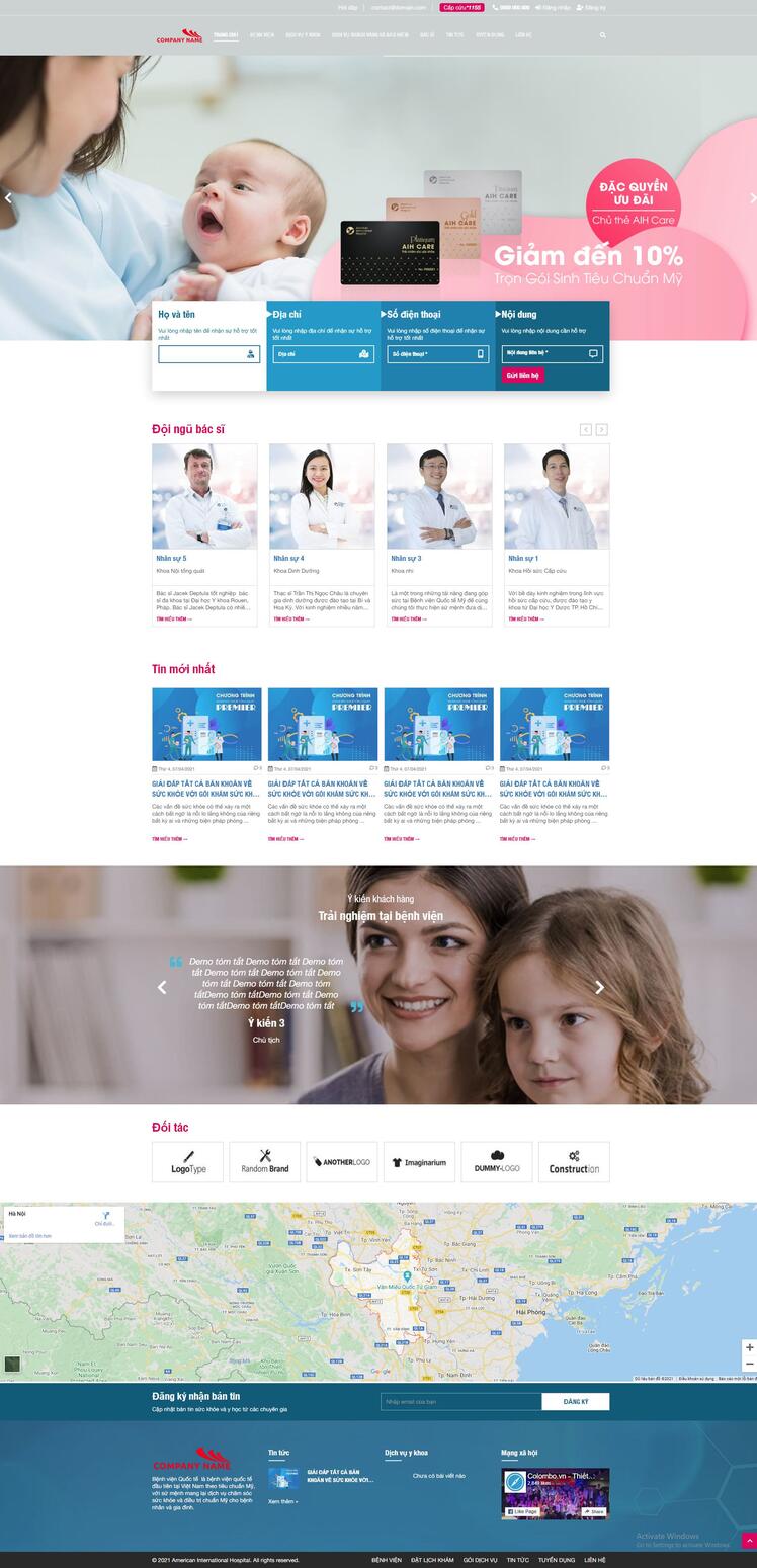Thiết kế website bệnh viện 51