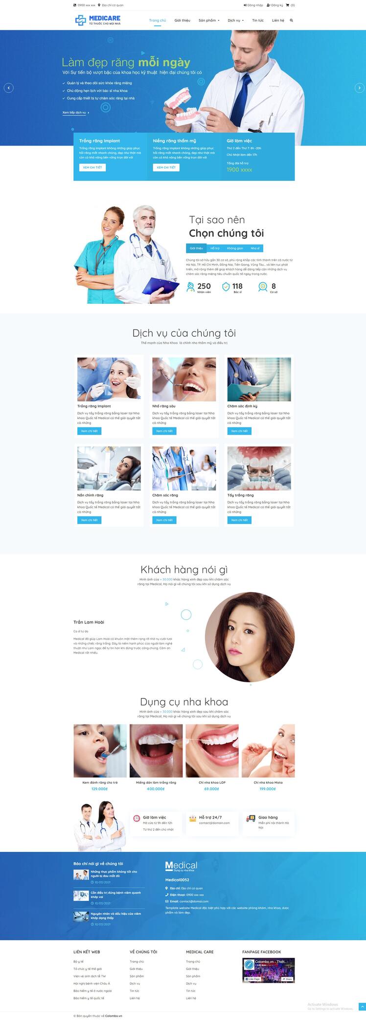 Thiết kế website bệnh viện 52