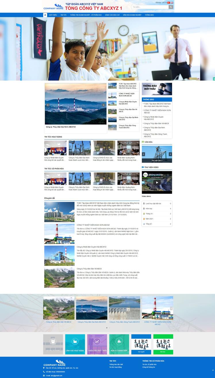 Thiết kế website giới thiệu doanh nghiệp 06