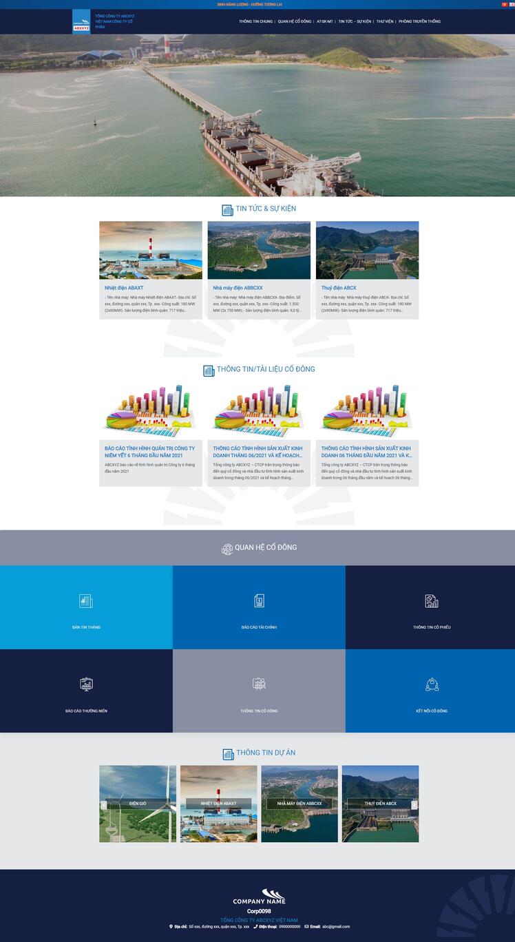 Thiết kế website giới thiệu doanh nghiệp 10
