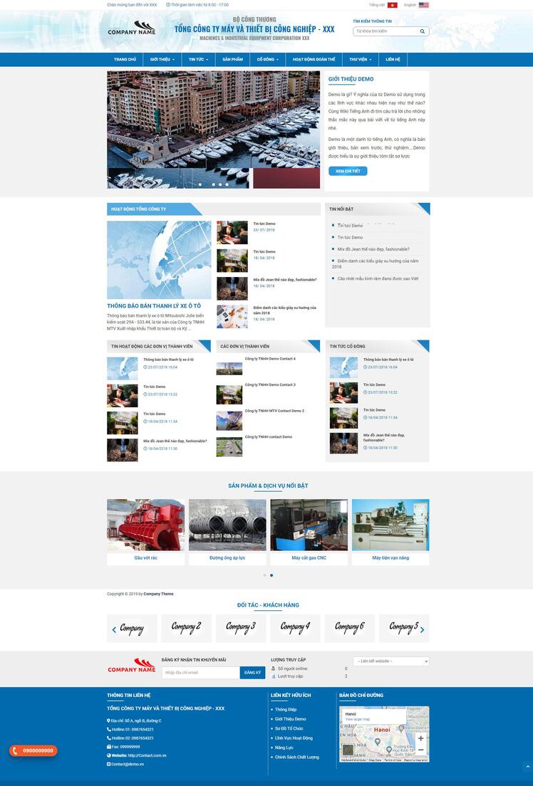 Thiết kế website giới thiệu doanh nghiệp 12