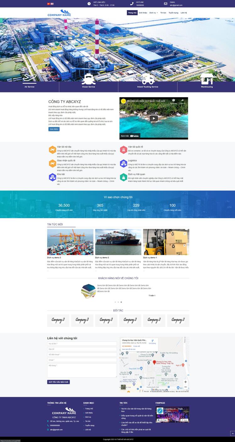 Thiết kế website giới thiệu doanh nghiệp 19