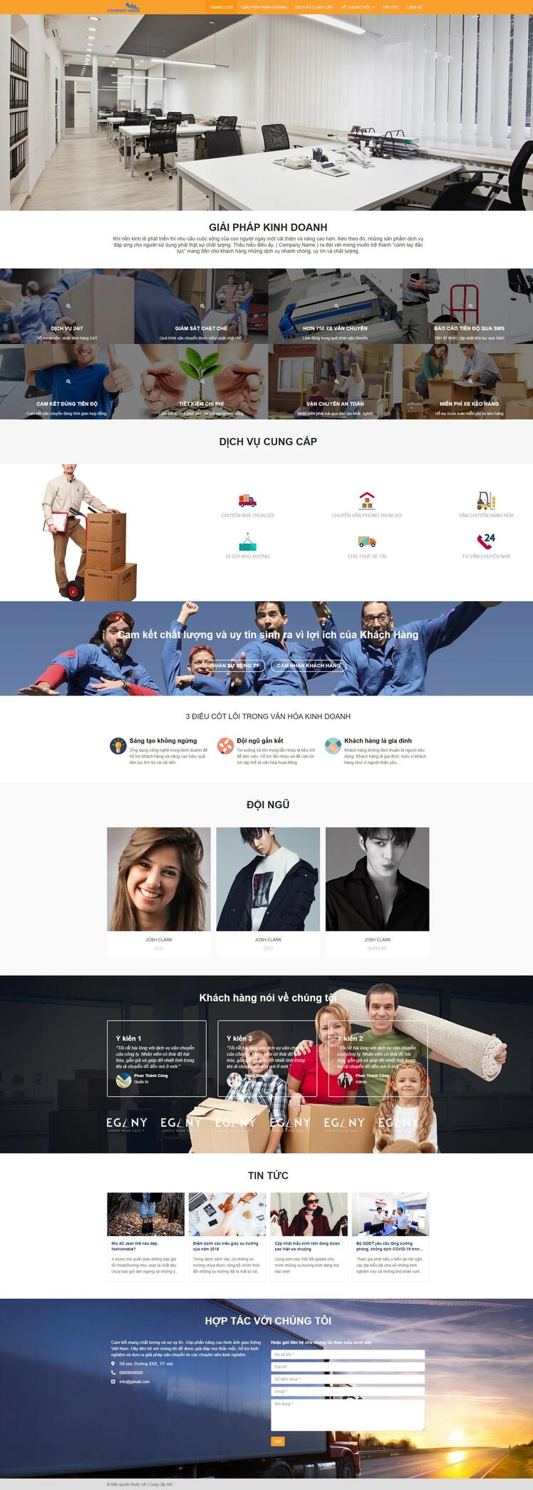 Thiết kế website giới thiệu doanh nghiệp 23