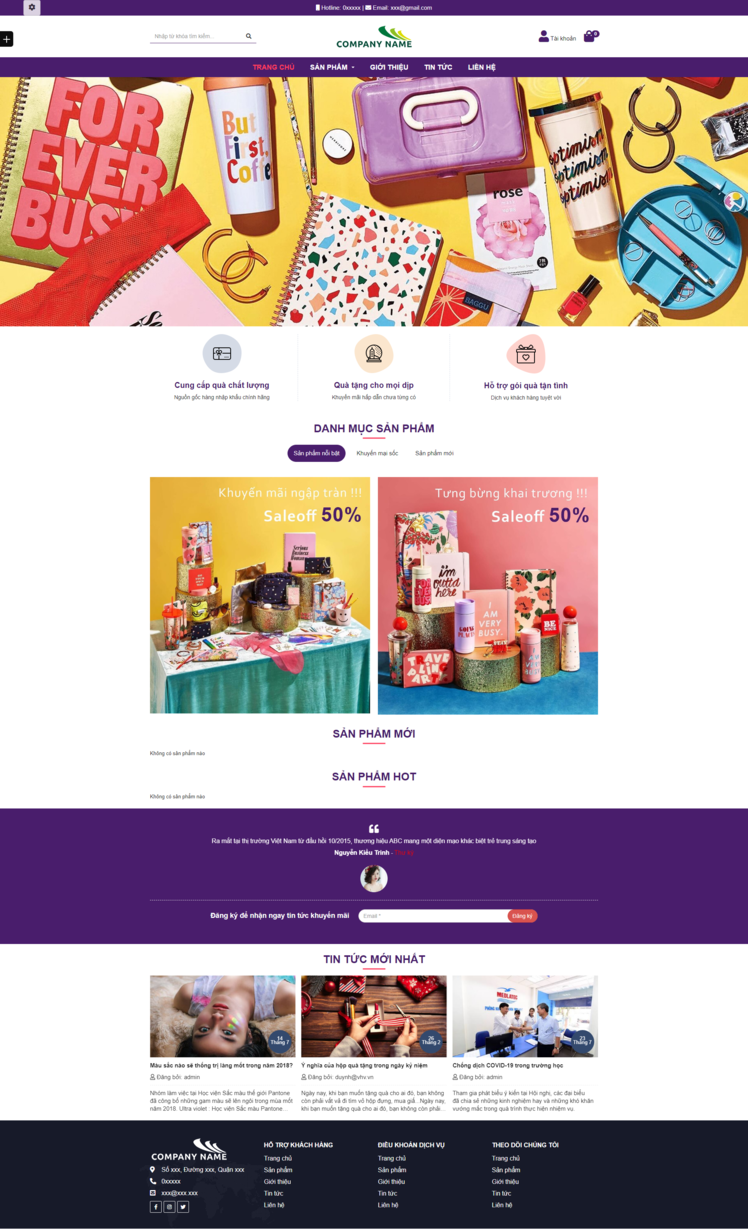 Thiết kế website TMĐT 161