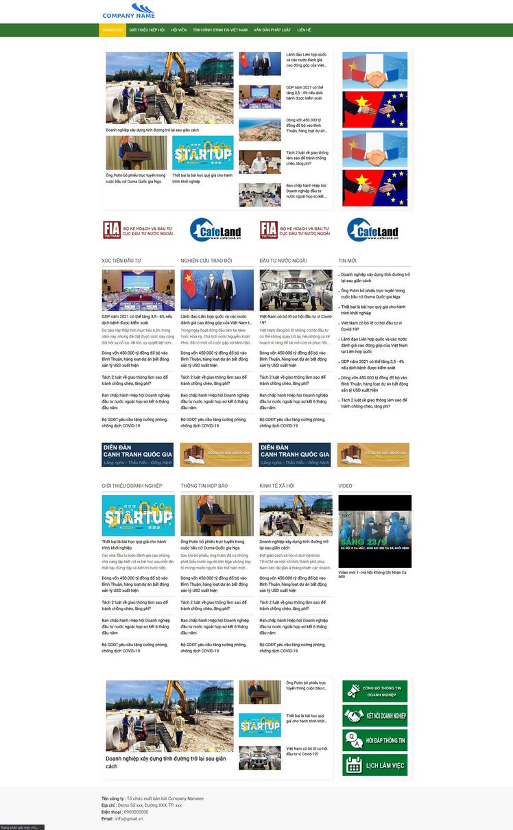 Thiết kế website tin tức 21