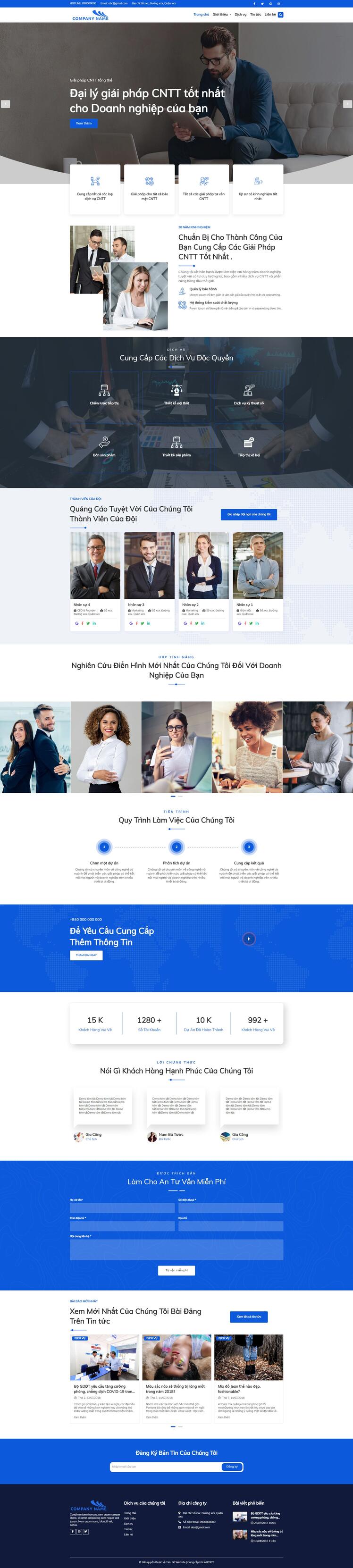 Thiết kế website giới thiệu doanh nghiệp 29