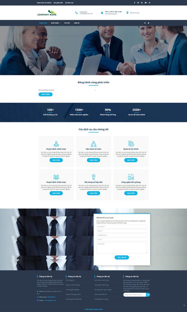 Thiết kế website giới thiệu doanh nghiệp 31