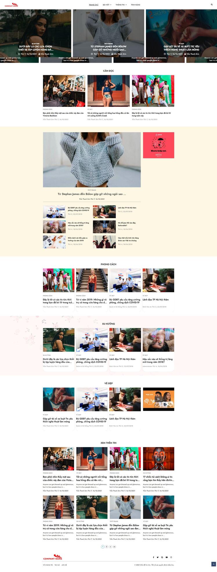 Thiết kế website tin tức 32