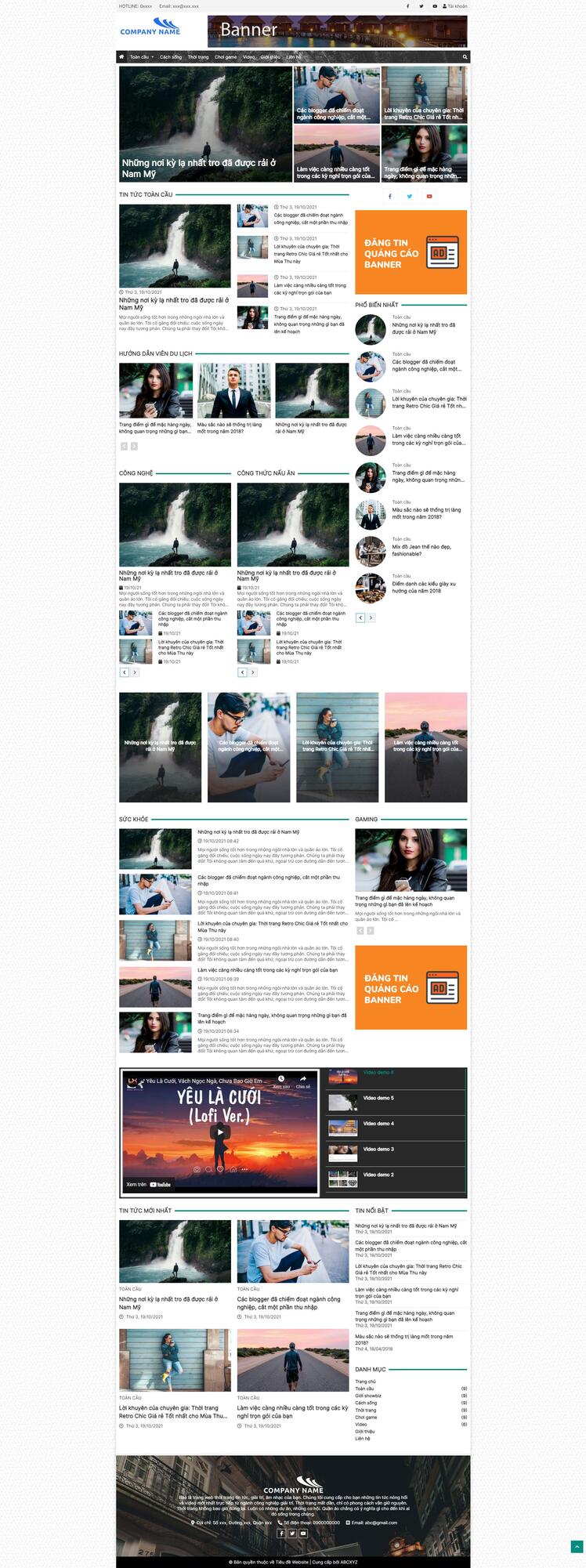 Thiết kế website tin tức 38