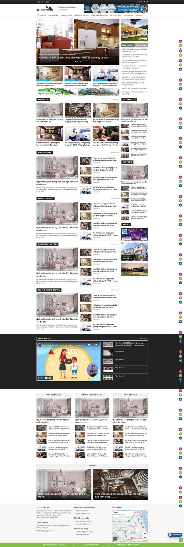 Thiết kế website tin tức 26