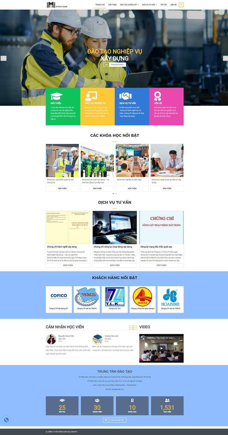 Thiết kế website Edu 33