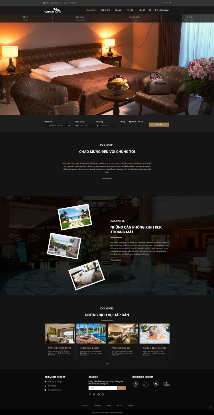 Thiết kế website du lịch 138