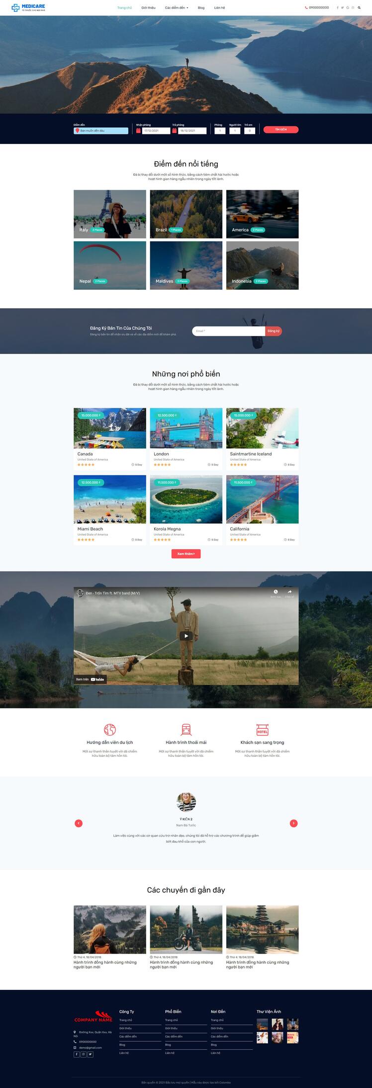 Thiết kế website du lịch 133