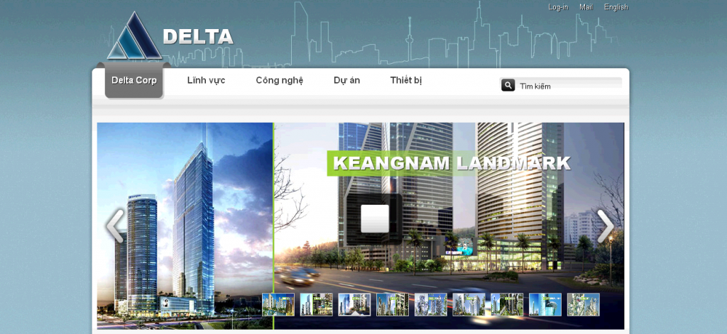 thiet ke website cong ty xay dung