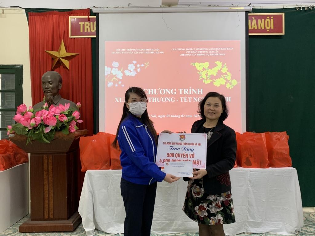 Nhiều phần quà Tết ý nghĩa gửi tặng học sinh trường PTDL dạy trẻ Câm điếc Hà Nội