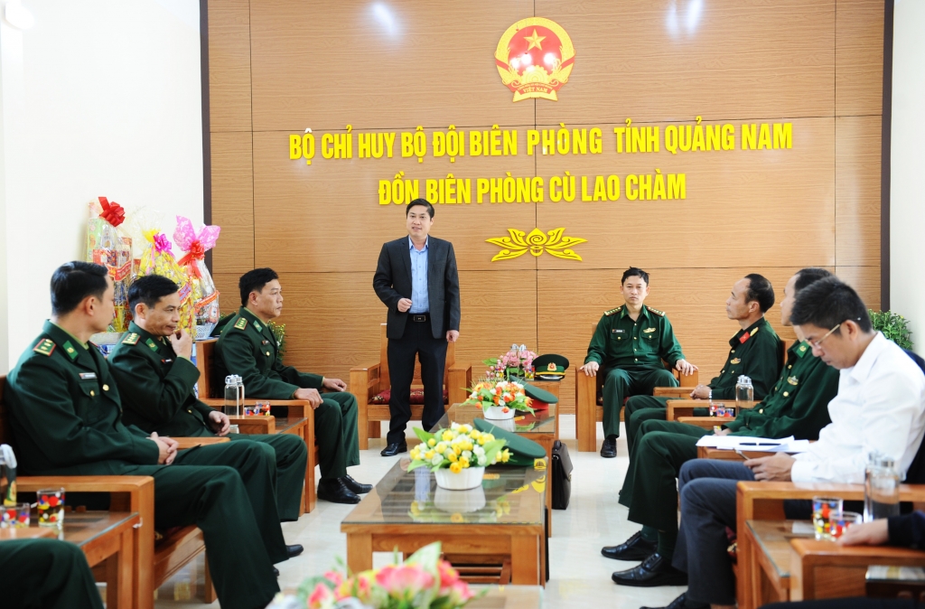 Lãnh đạo tỉnh Quảng Nam chúc Tết các đồn biên phòng Lãnh đạo tỉnh Quảng Nam chúc Tết các đồn biên phòng