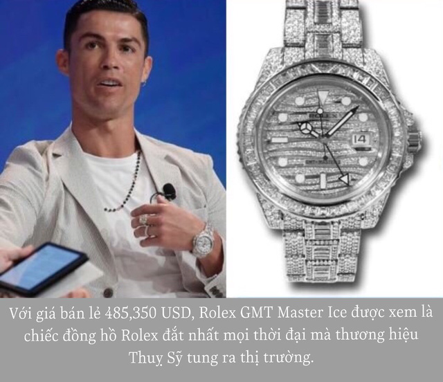Choáng với BST biệt thự trên cổ tay của CR7: Đeo sương sương 1 tỷ là giản dị nhất với anh, có chiếc dát đầy kim cương - Ảnh 3. Choáng với BST biệt thự trên cổ tay của CR7: Đeo sương sương 1 tỷ là giản dị nhất với anh, có chiếc dát đầy kim cương - Ảnh 3.